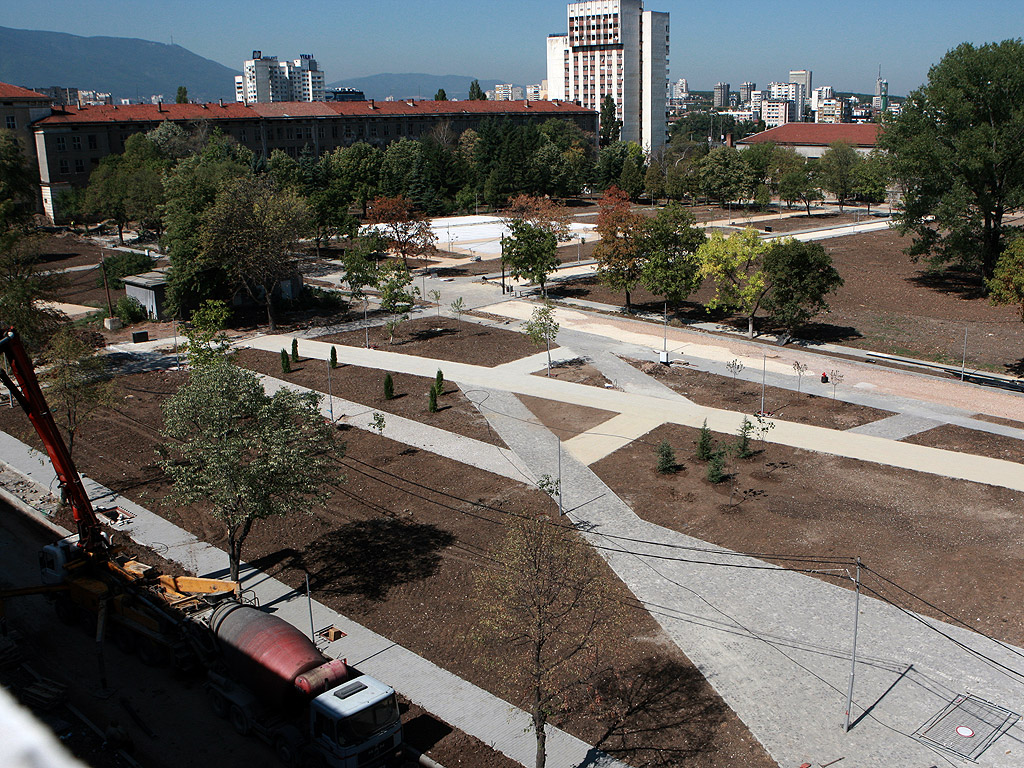 Строежа на първия научен и технологичен парк в България