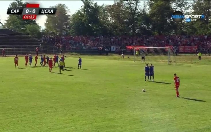 ВИДЕО: Скоростен гол на ЦСКА срещу Сарая