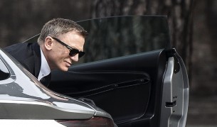 Даниел Крейг по време на снимките на "Спектър"