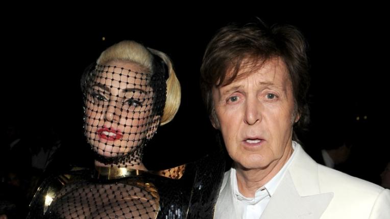 Лейди Гага и Пол Макартни на тазгодишните награди Грами