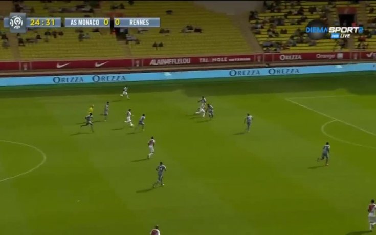 ВИДЕО: Монако - Рен 0:1 /Първо полувреме/