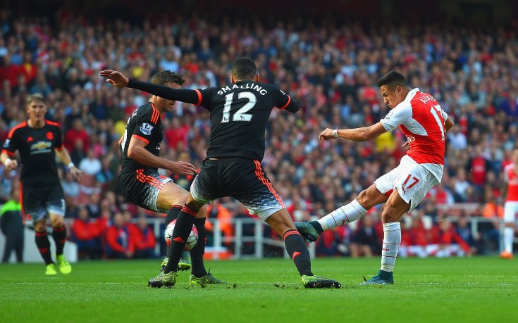 СНИМКИ от боя на Арсенал над Ман Юнайтед