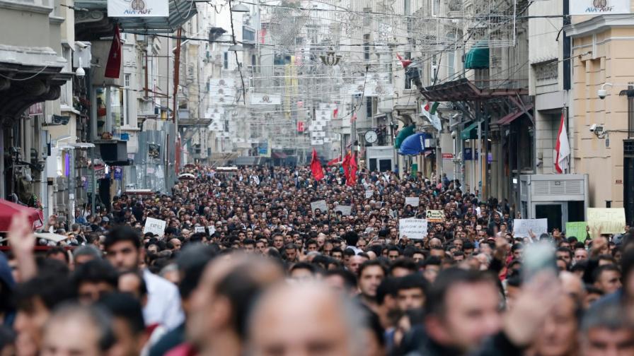 Протестът в Истанбул