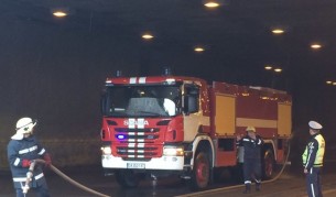 Катастрофа в тунела на ж.к. "Люлин" (видео)