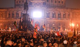 Сблъсъци в Дрезден на митинг ПЕГИДА