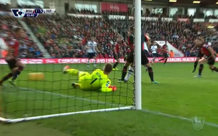 Борнемут - Тотнъм 1:5, Премиърлийг, 10-и кръг