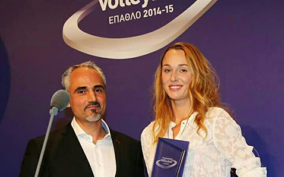Габи Цветанова наградена като MVP на сезона в Гърция