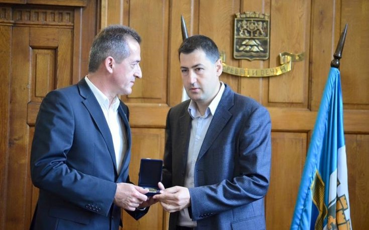 Марица на гости при кмета на Пловдив ден преди реванша с Дофин