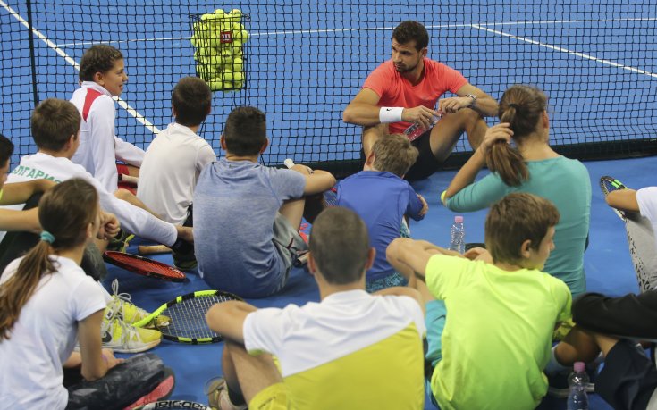 Григор обяви един от талантливите тенисисти за 