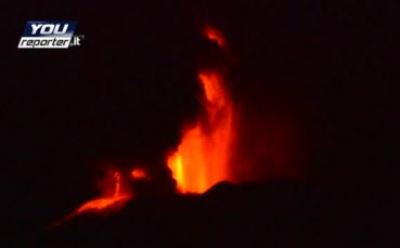 Етна се пробуди и изригна изключително мощно