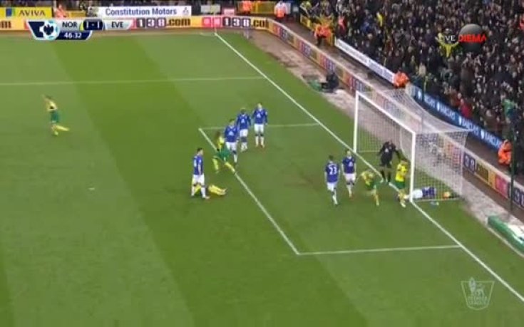 ВИДЕО: Евертън се препъна леко при гостуването на Норич