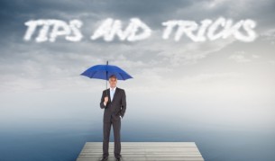 мъж чадър трикове