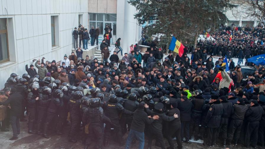 Протестът в Молдова