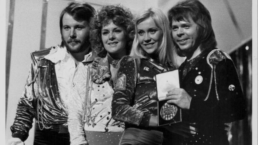 АББА след спечелването на Евровизия през 1974 г.