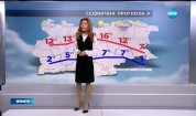 Прогноза за времето (31.01.2016 - обедна)