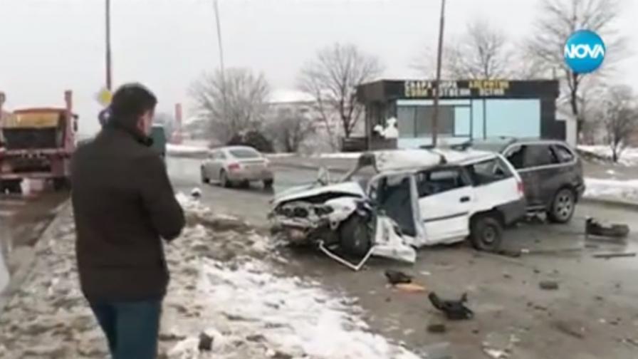 Тежка катастрофа в София, един загинал