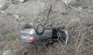 Верижна катастрофа на пътя в Кресненското дефиле