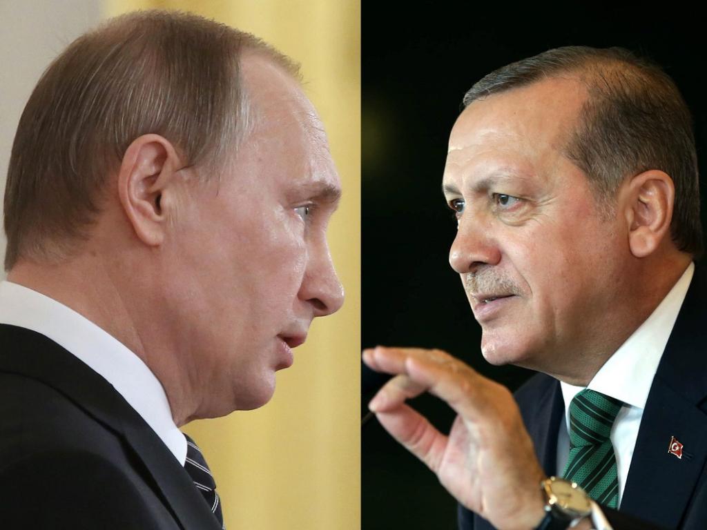 Турският президент Тайип Ердоган заяви пред Владимир Путин че Анкара