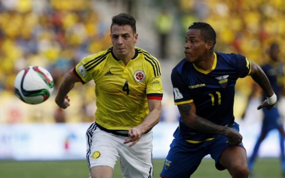 Колумбия нанесе първо поражение на Еквадор