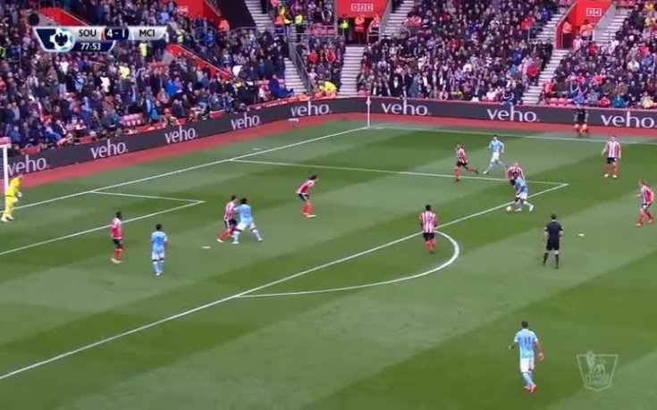 Саутхемптън - Манчестър Сити 4:2 /36-и кръг, Висша лига/