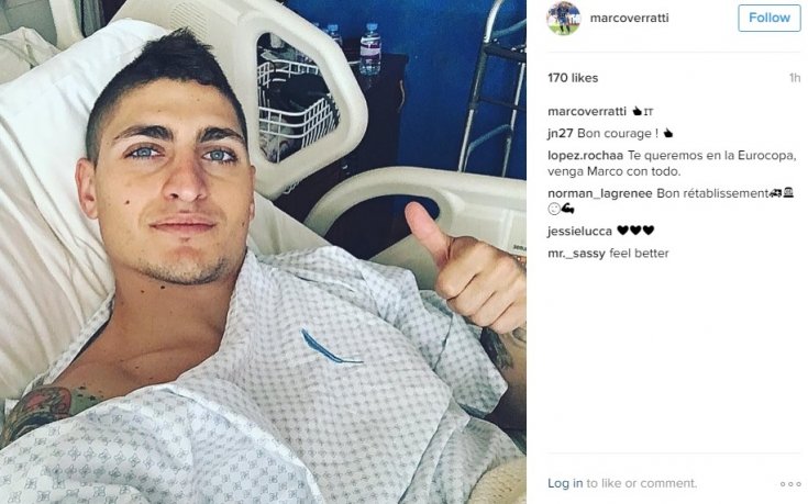 Марко Верати претърпя успешна операция