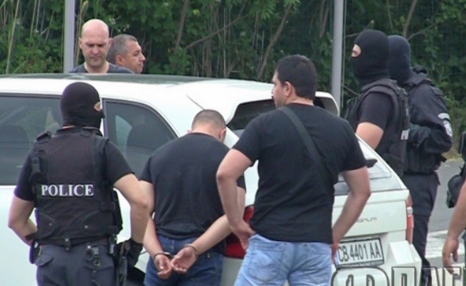 Акция на ГДБОП в Бургас, 15 арестувани