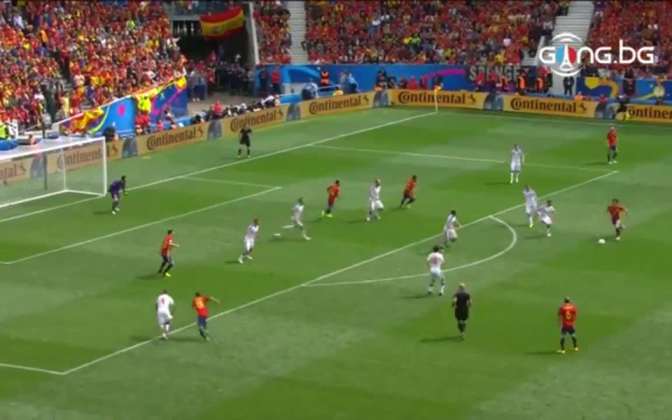 Euro goal. Евро 2016 Испания Чехия.