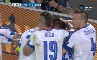 Русия - Словакия 0:2 /първо полувреме/