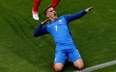 Гризман вкара гол номер 100 на UEFA EURO 2016