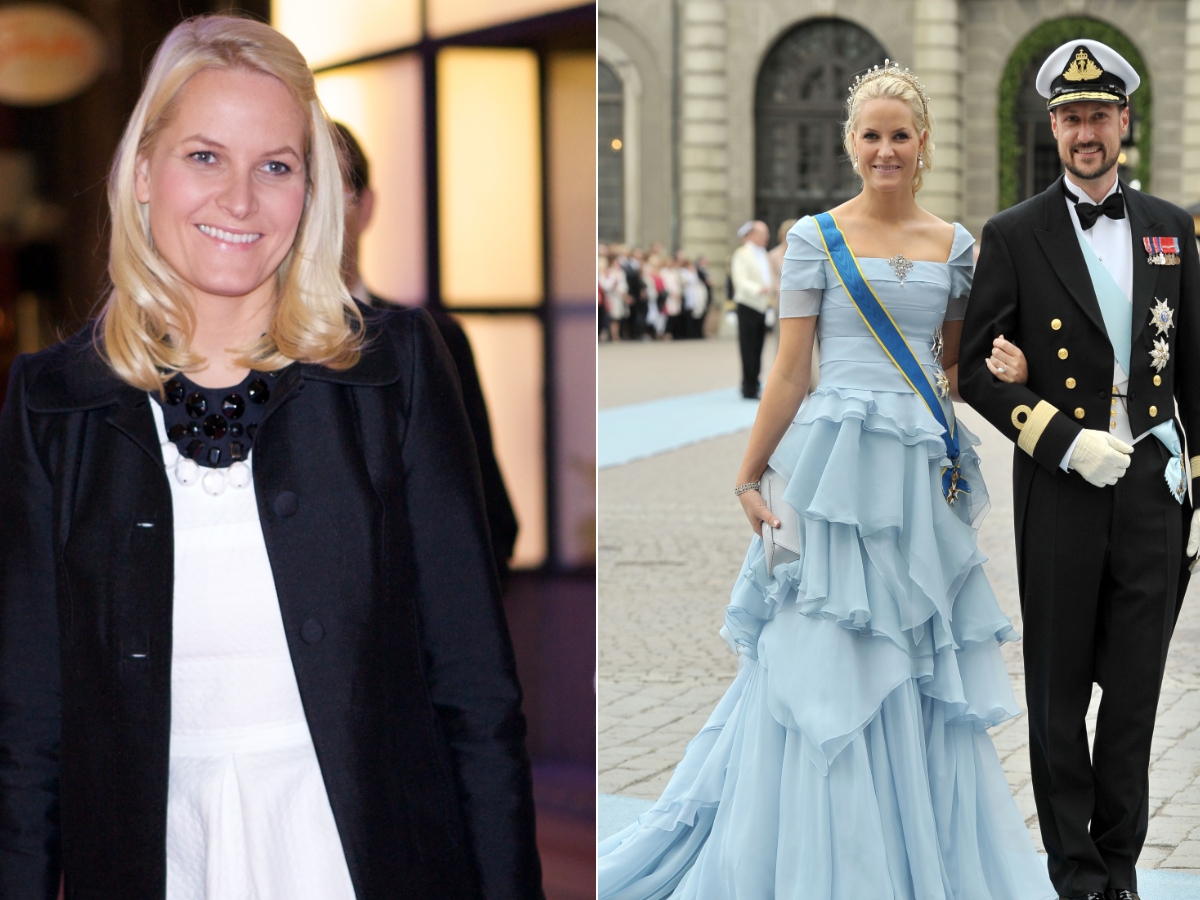 Принцеса Мете-Марит израства в семейство на журналист и банков служител. Работила е като продавачка на дрехи и сервитьорка преди да срещне принца на Норвегия - Хаакон. Дваата се запознават на музикален фестивал през 1999 г. Двамата сключват брак през 2001 г.
