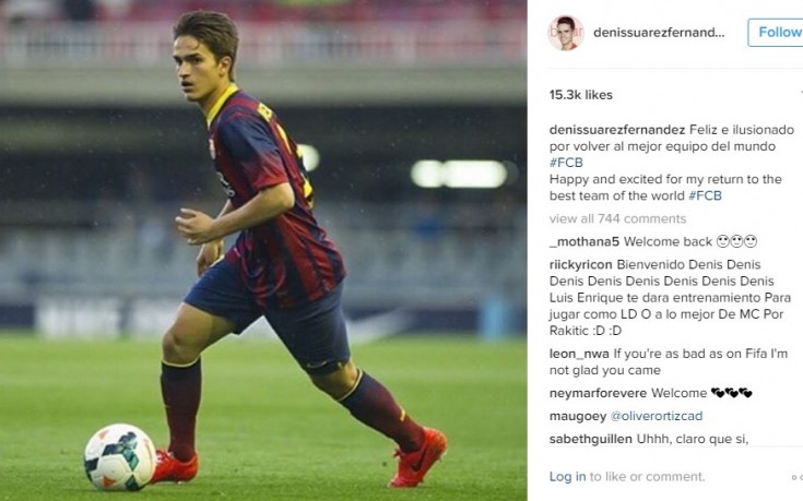 Денис Суарес щастлив да се завърне в най-добрия отбор в света