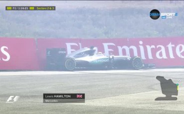 Хамилтън се блъсна във втората тренировка