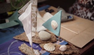 Красива лятна украса в морски стил (видео)