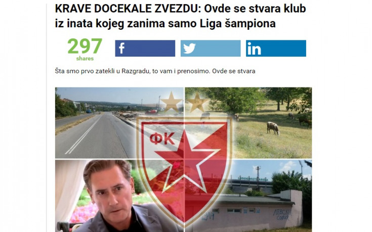 Сърбите прекалиха: Звезда дошли на село при кравите