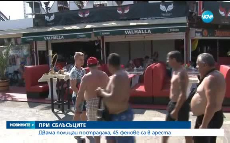 Безредици и бой в Слънчев бряг с фенове на Цървена звезда