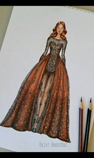 мода галерия скица"Роклята трябва да следва тялото на една жена, а не тялото да следва формата на роклята." - Hubert de Givenchy
