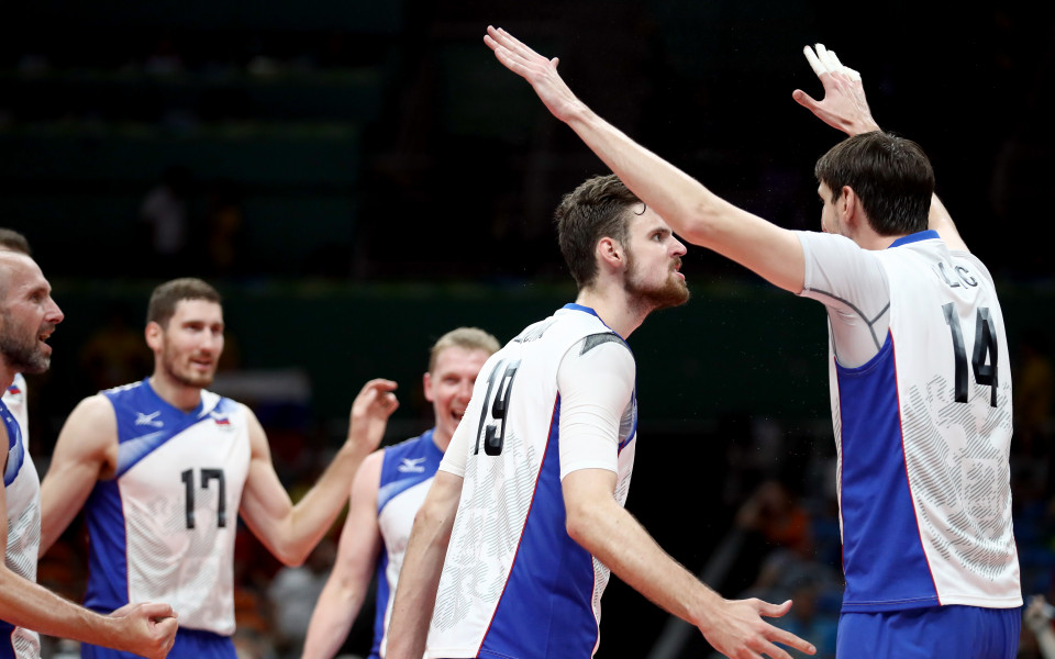 Русия е първият полуфиналист във волейболния турнир при мъжете