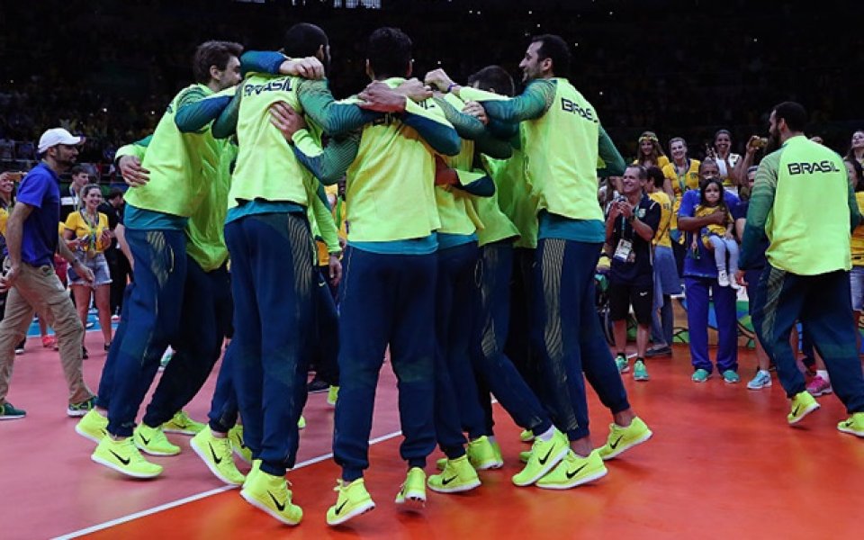 Петима бразилци в идеалния тим по волейбол в Рио