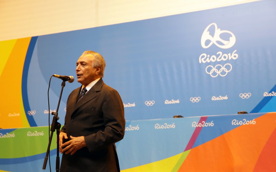 Временният президент на Бразилия обяви Рио 2016 за пълен успех