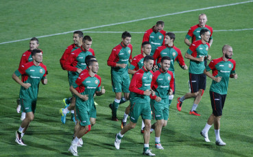 СНИМКИ: Националите загряха за Люксембург