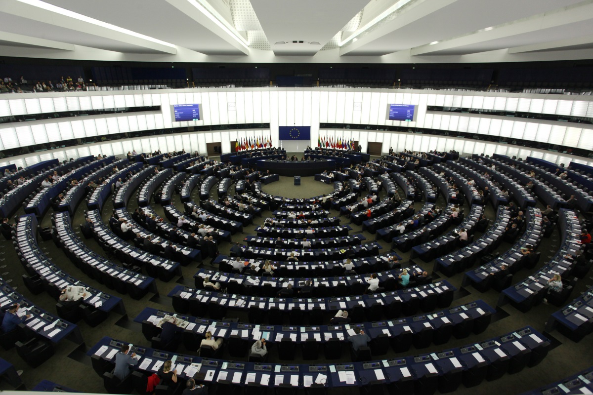 Европейският парламент в Страсбург, Франция