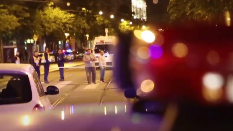 Силна експлозия в центъра на Будапеща (видео)