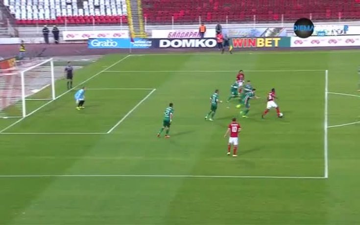 ЦСКА - Берое 2:0 /първо полувреме/