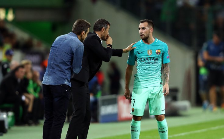 Барса остава 100-процентов след мъчен обрат