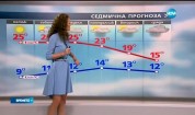 Прогноза за времето (29.09.2016 - централна емисия)