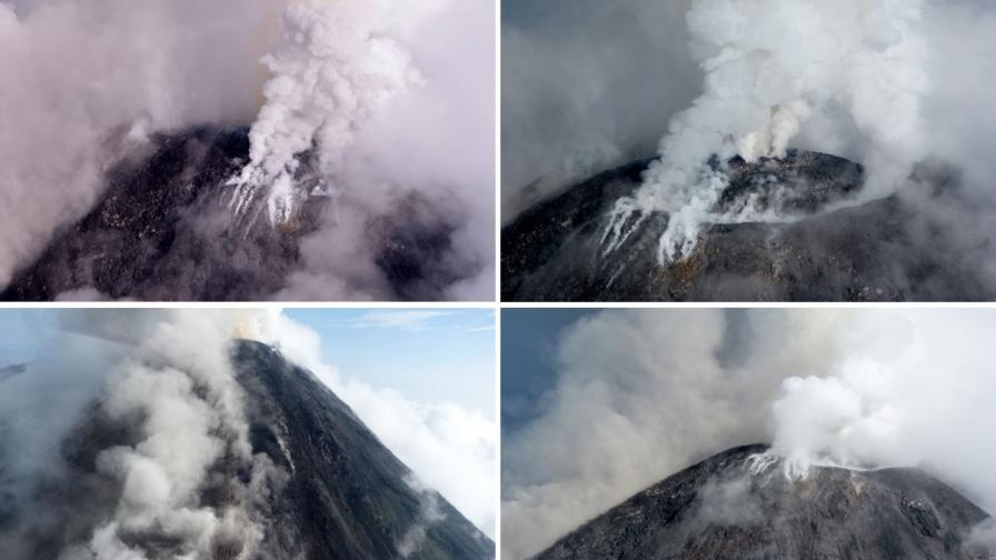 Вулканът Колима в Мексико