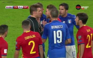 Де Роси изравни след дузпа срещу Испания