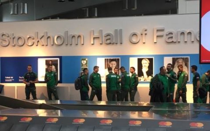 Студ и дъжд посрещна националите в Стокхолм