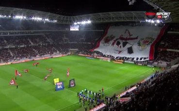 Страхотна хореография от феновете на Ница