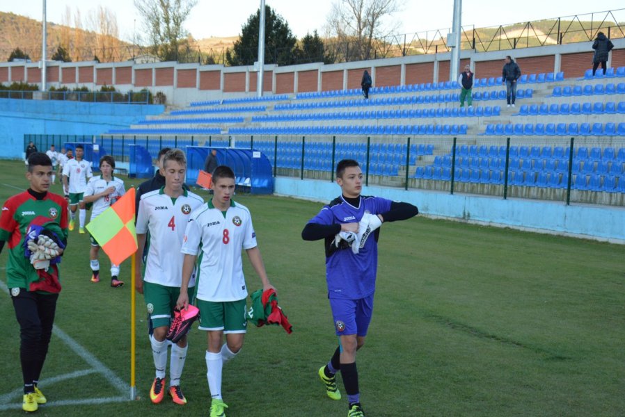 България Македония национален отбор юношески юноши 161